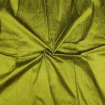 Dark Olive Dupioni Silk Fabric