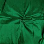 Forest Green Dupioni Silk Fabric