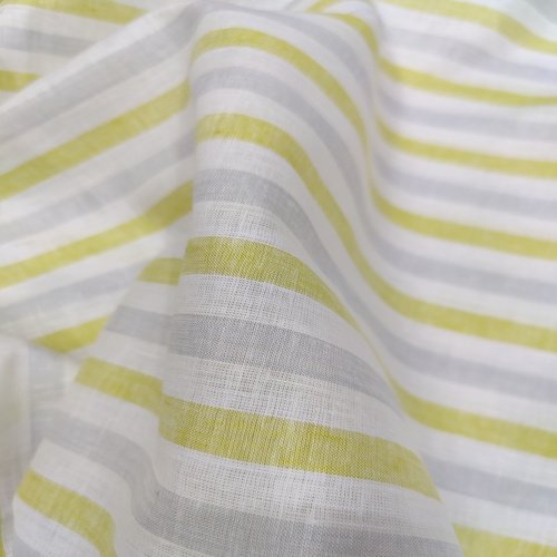 Stripes and Checks Linen Fabric
