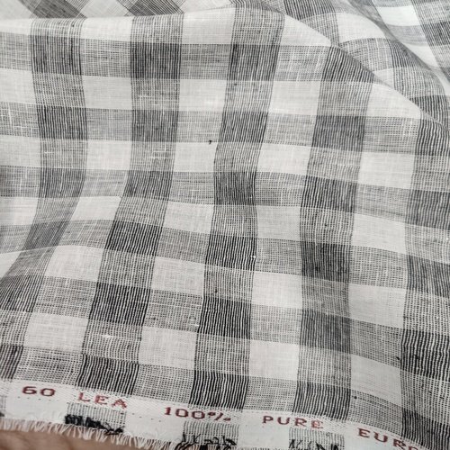 Linen Checks Fabric