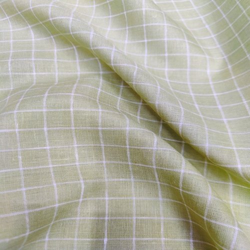 Linen Checks Fabric