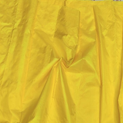 Yellow Plain Silk Fabric
