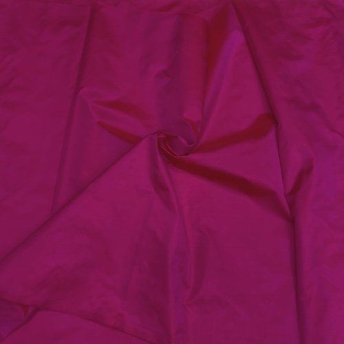 Pinkish Red Plain Silk Fabric