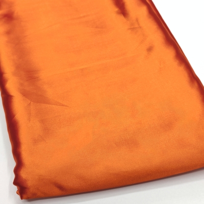 Orange Satin Fabric