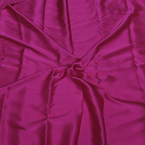 Pink Satin Silk Fabric