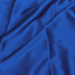 Blue Satin Silk Fabric