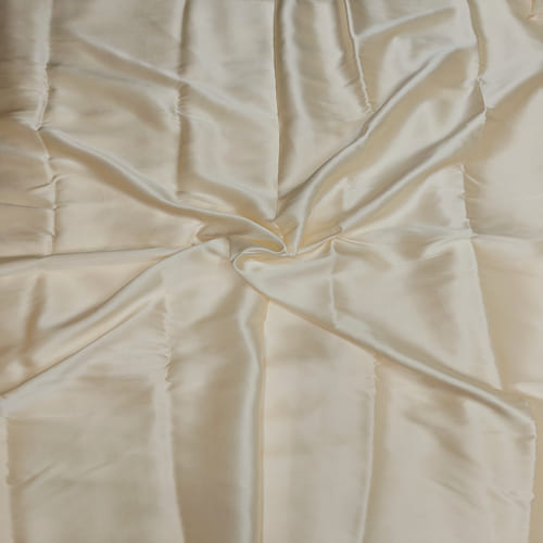 Ivory Satin Silk Fabric