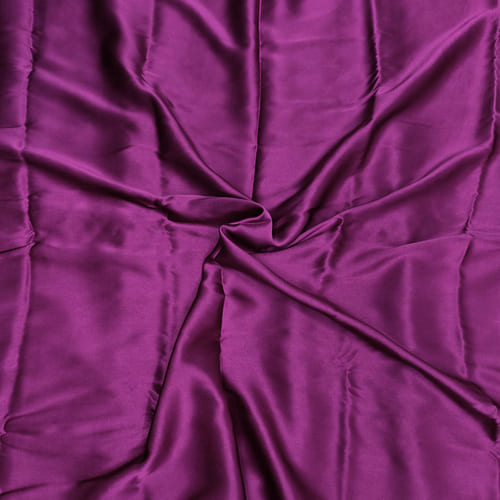 Dark Pink Satin Silk Fabric