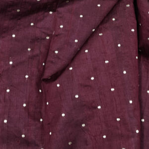 Raw Silk Brocade Fabric