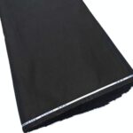 Black Cotton Linen Fabric
