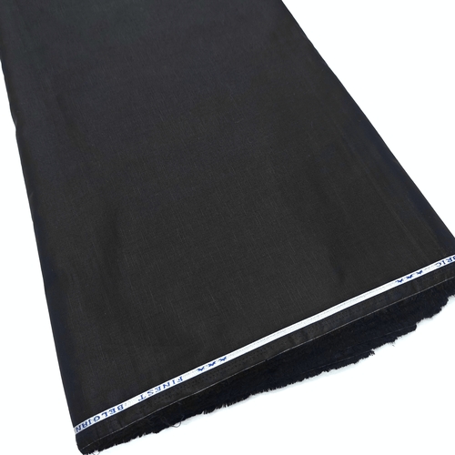 Black Cotton Linen Fabric
