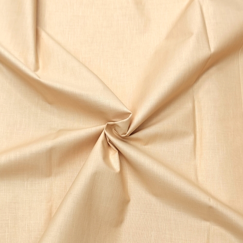Light Orange Cotton Linen Fabric - Image 2