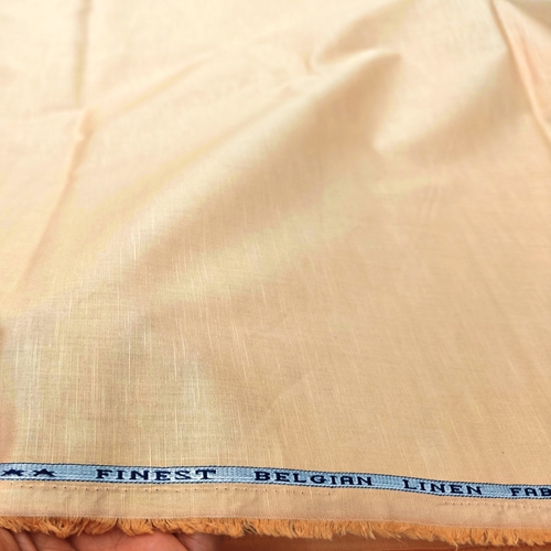 Light Orange Cotton Linen Fabric