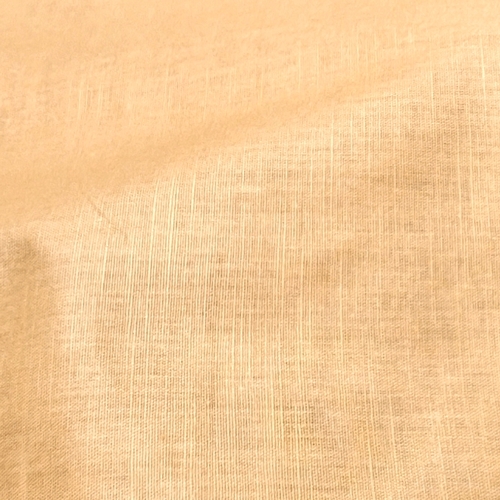 Pastel Orange Cotton Linen Fabric - Image 2