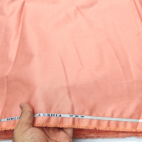 Peach Cotton Linen Fabric - Image 2