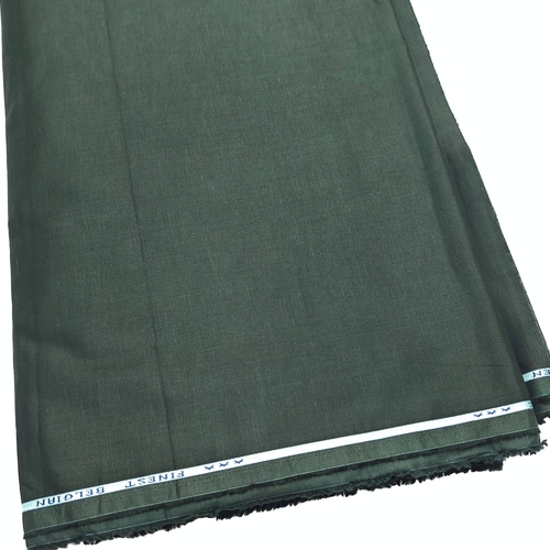 Bottlegreen Cotton Linen Fabric