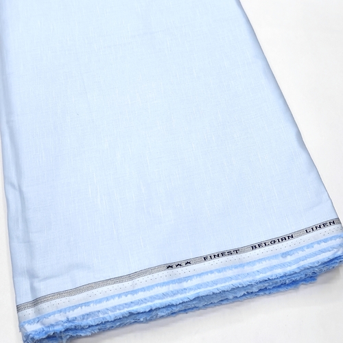 Light Blue Cotton Linen Fabric