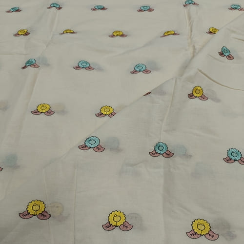 Embroidered Cotton Fabric