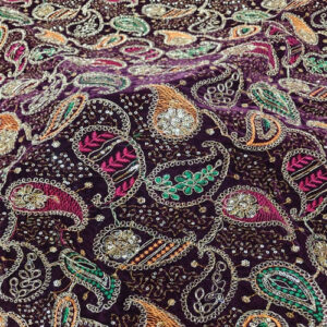 Embroidered Velvet Fabric