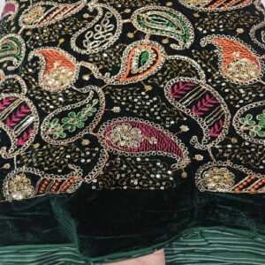 Embroidered Velvet Fabric