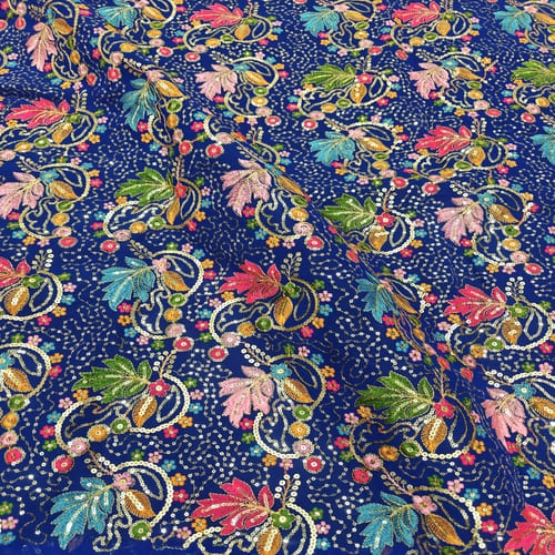 Embroidered Georgette Fabric