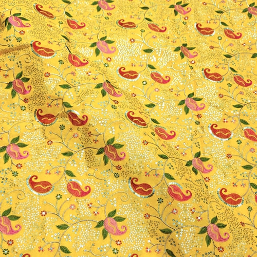 Embroidered Georgette Fabric