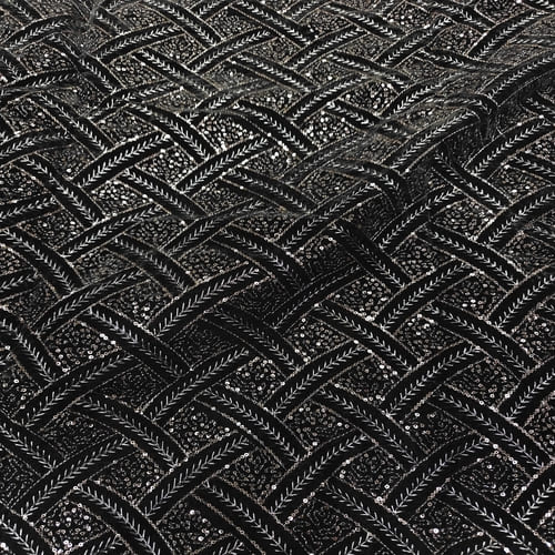 Embroidered Velvet Fabric