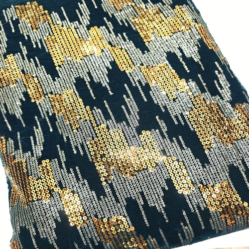 Embroidered Velvet Fabric