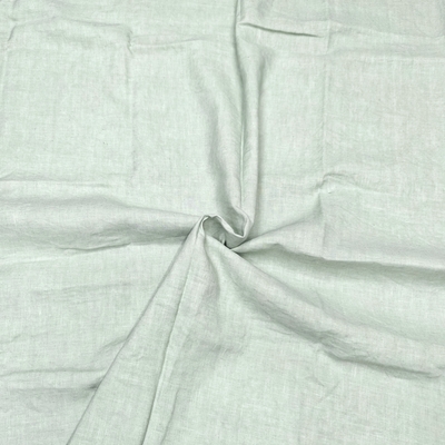 Pastel Green Pure Linen Fabric