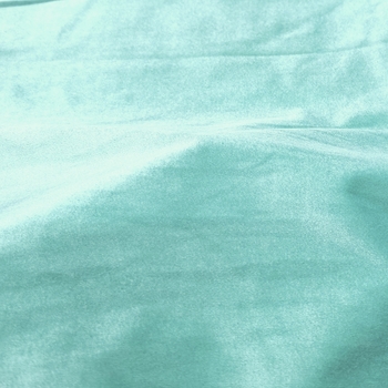 Aqua Green Velvet Upholstery Fabric - Image 2