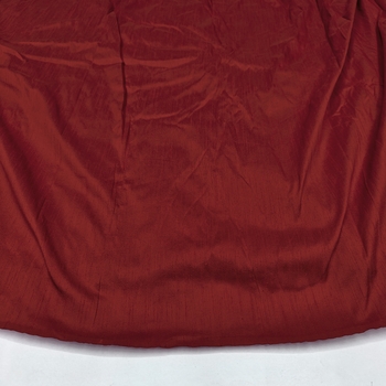 Dark Red Polyester Dupioni Fabric - Image 2