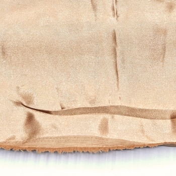 Orangish Peach Satin Fabric - Image 2