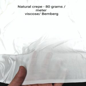 Dyeable Crepe Fabric