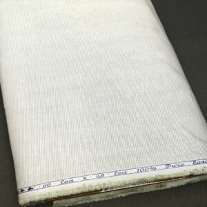 Off White Jute Linen Fabric