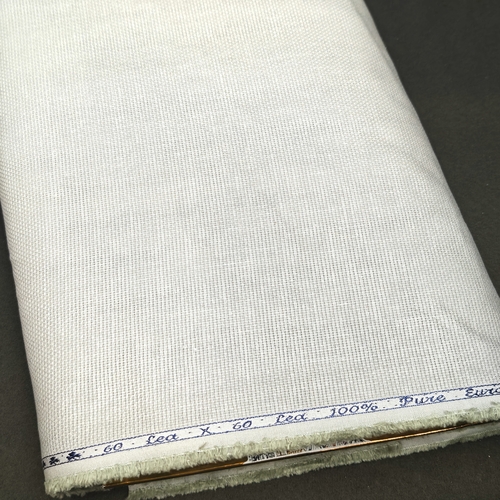 Off White Jute Linen Fabric