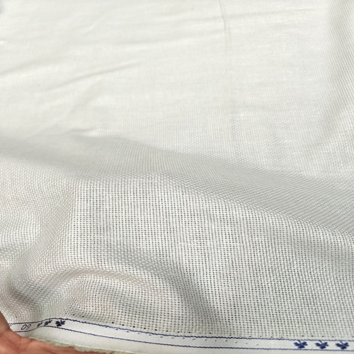 Off White Jute Linen Fabric - Image 3