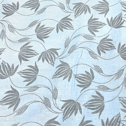 Floral Printed Linen Fabric - Image 2