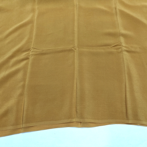 Mustard Crepe Silk Fabric - Image 2