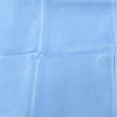 Azure Blue Crepe Silk Fabric - Image 2