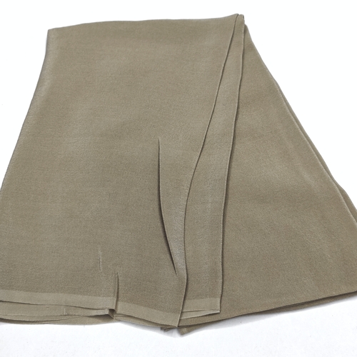 Light Brown Crepe Silk Fabric - Image 2