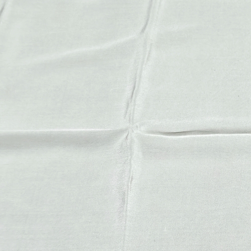 Off White Crepe Silk Fabric - Image 2