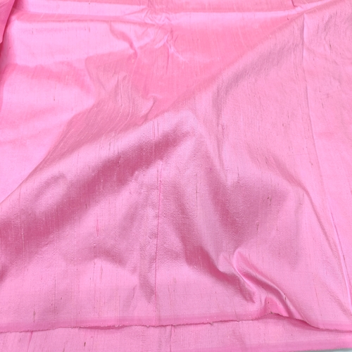Baby Pink Raw Silk Fabric - Image 2