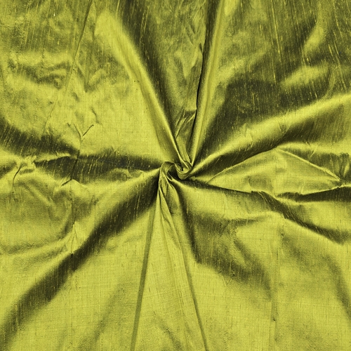 Dark Olive Raw Silk Fabric - Image 2
