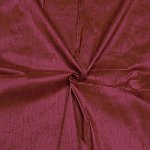 Maroon Raw Silk Fabric - Image 2