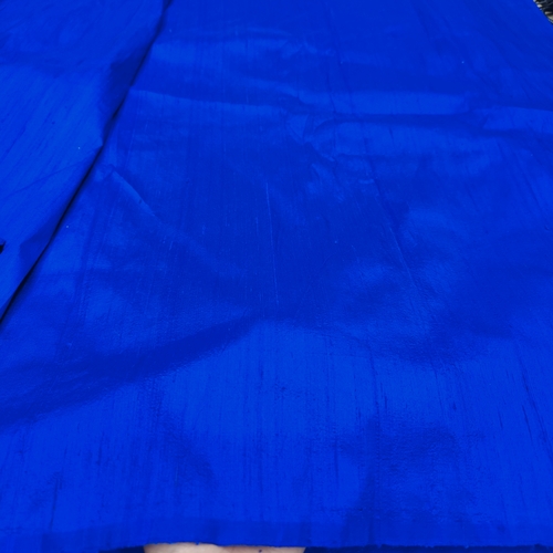 Royal Blue Dupioni Silk Fabric - Image 2
