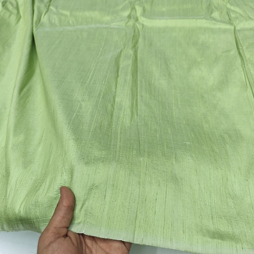 Pista Green Dupioni Silk Fabric - Image 2