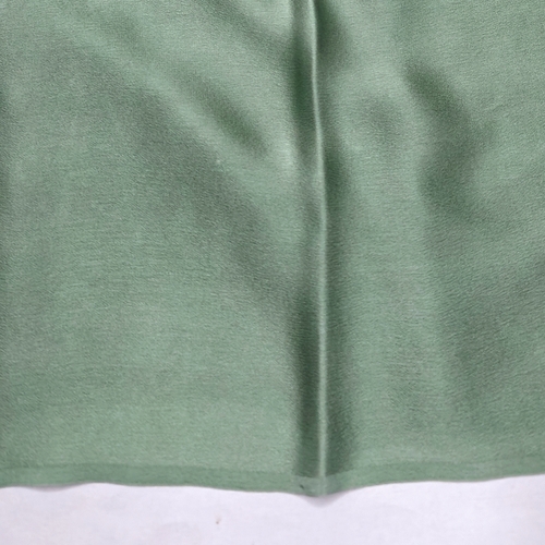 Lux Green Satin Silk Fabric - Image 2