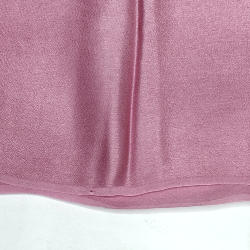 Dusty Rose Pink Satin Silk Fabric - Image 2