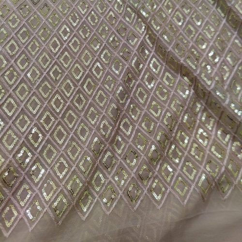 Embroidered Georgette Fabric